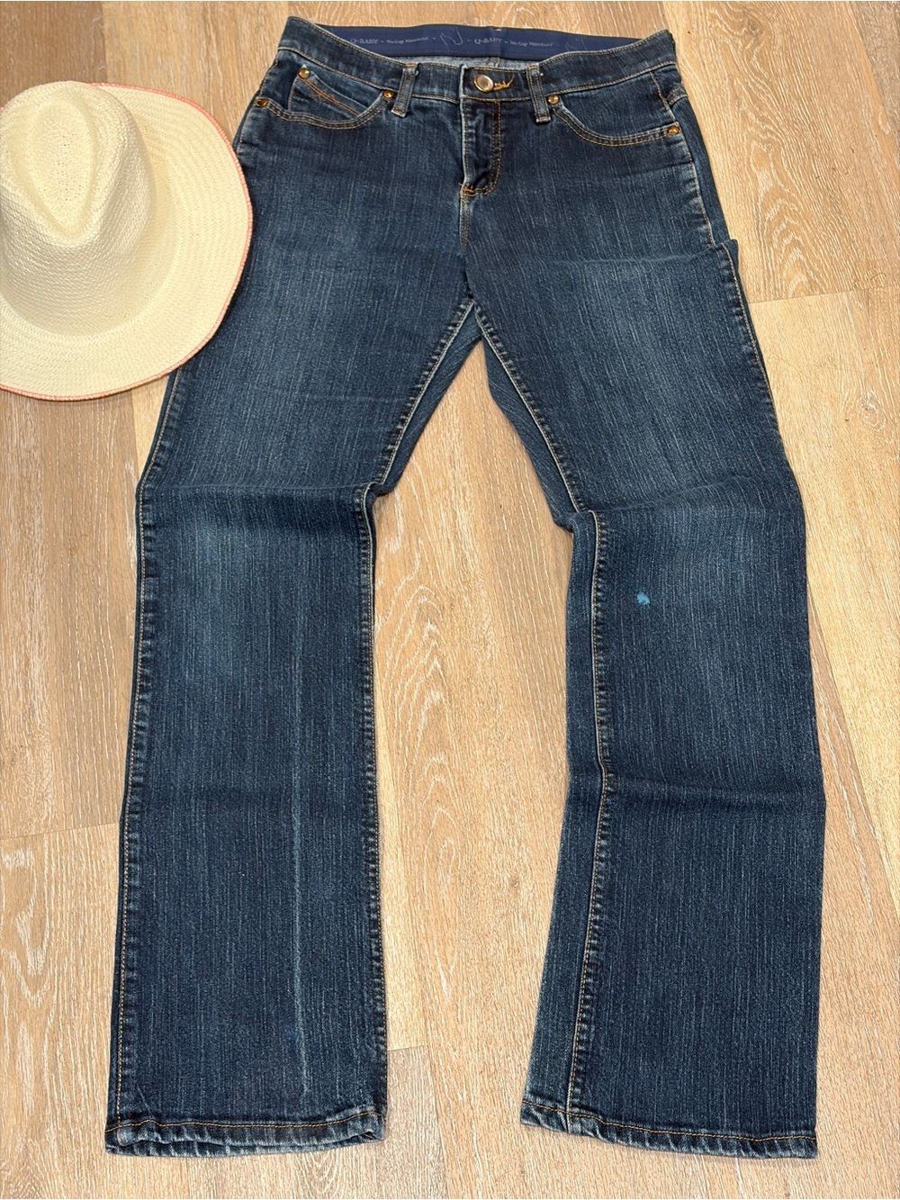Wrangler Q-Baby Cowgirl Western Mid Rise Bootcut Jeans no gap waistband - Picture 9 of 12
